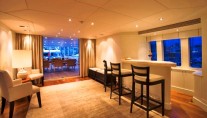 Deep Blue Upper Deck Bar